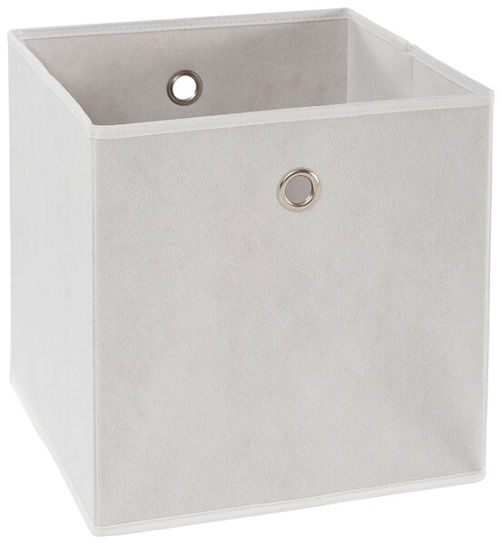 SKLADACÍ BOX, kov, textil, kartón, 32/32/32 cm Carryhome - Úložné boxy & dekoračné boxy