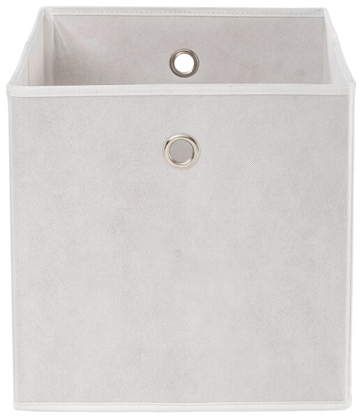 SKLADACÍ BOX, kov, textil, kartón, 32/32/32 cm Carryhome - Úložné boxy & dekoračné boxy