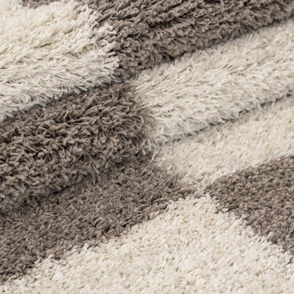 Ayyildiz, Kusový koberec Gala 2505 beige, 80x250, béžová, obývacia izba