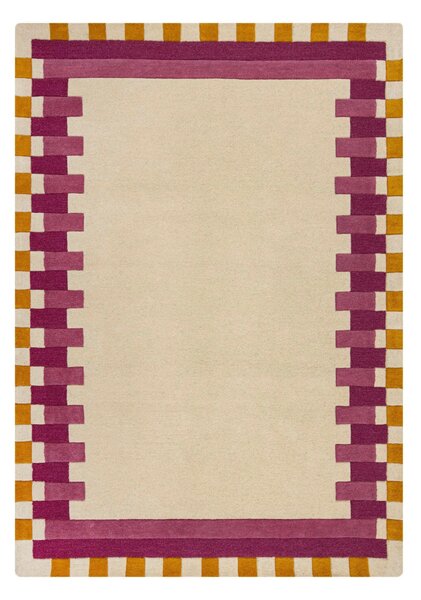 VLNENÝ KOBEREC, 120/170 cm žltá, ružová Flair Rugs - Online Only bytové doplnky, Online Only