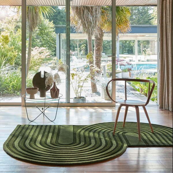 VLNENÝ KOBEREC, 120/180 cm zelená Flair Rugs - Online Only bytové doplnky, Online Only