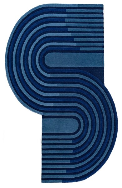 VLNENÝ KOBEREC, 120/180 cm tmavomodrá Flair Rugs - Online Only bytové doplnky, Online Only