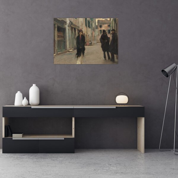 Obraz - John Singer Sargent, Street in Venice, reprodukcia (70x50 cm)