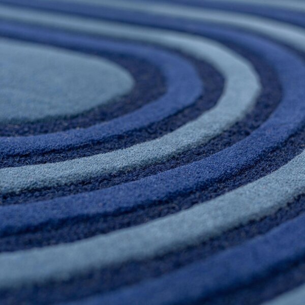 VLNENÝ KOBEREC, 120/180 cm tmavomodrá Flair Rugs - Online Only bytové doplnky, Online Only