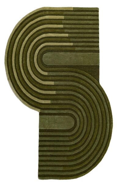 VLNENÝ KOBEREC, 120/180 cm zelená Flair Rugs - Online Only bytové doplnky, Online Only
