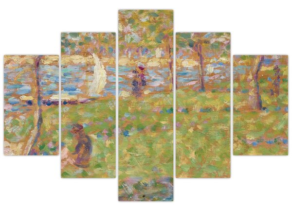 Obraz - Georges Seurat, Study for "La Grande Jatte", reprodukcia (150x105 cm)
