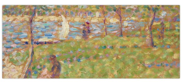 Obraz - Georges Seurat, Study for "La Grande Jatte", reprodukcia (120x50 cm)