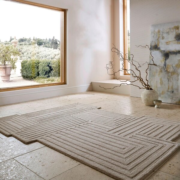 VLNENÝ KOBEREC, 120/170 cm prírodná farba Flair Rugs - Online Only bytové doplnky, Online Only