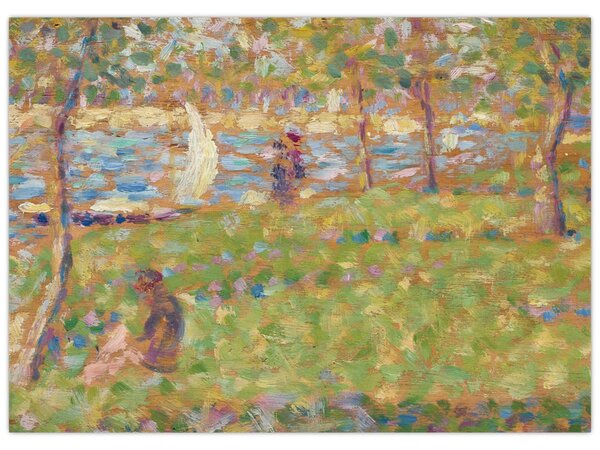 Obraz - Georges Seurat, Study for "La Grande Jatte", reprodukcia (70x50 cm)