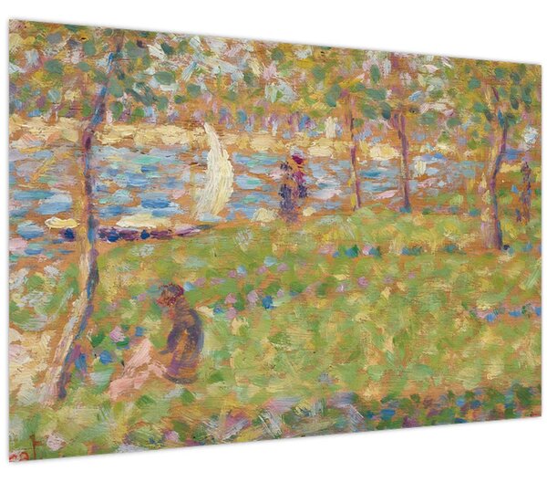 Obraz - Georges Seurat, Study for "La Grande Jatte", reprodukcia (90x60 cm)