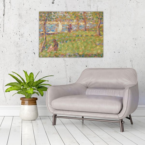 Obraz - Georges Seurat, Study for "La Grande Jatte", reprodukcia (70x50 cm)