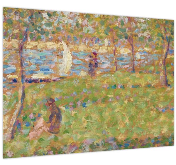 Obraz - Georges Seurat, Study for "La Grande Jatte", reprodukcia (70x50 cm)