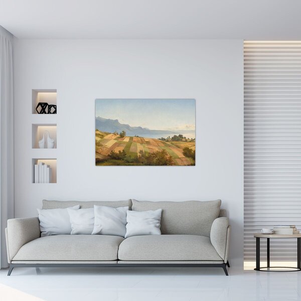 Obraz - Alexandre Calame, Swiss Landscape, reprodukcia (90x60 cm)