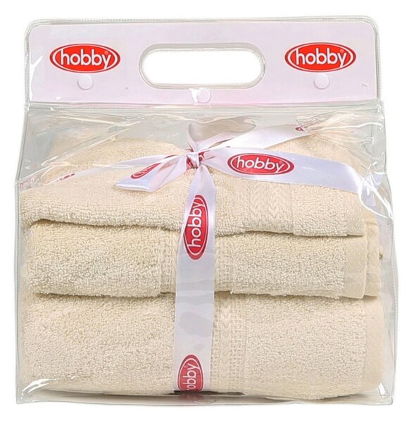 SADA FROTÉ UTERÁKOV, krémová - Kúpeľňový textil, Online Only