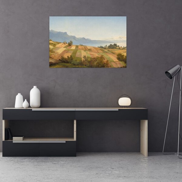 Obraz - Alexandre Calame, Swiss Landscape, reprodukcia (90x60 cm)