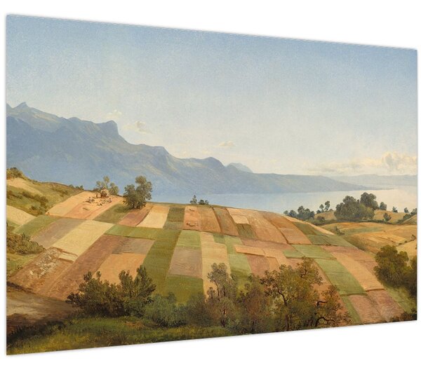 Obraz - Alexandre Calame, Swiss Landscape, reprodukcia (90x60 cm)