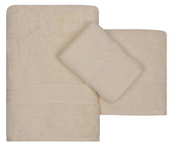 SADA FROTÉ UTERÁKOV, krémová - Kúpeľňový textil, Online Only