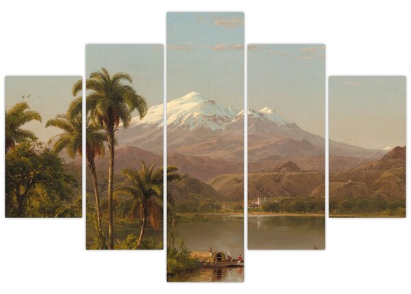 Obraz - Frederic Edwin Church, Tamaca Palms, reprodukcia (150x105 cm)