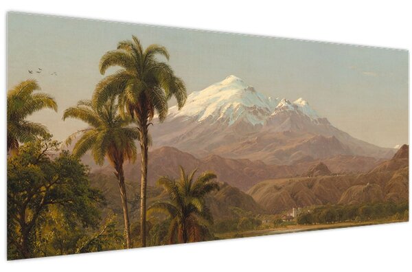 Obraz - Frederic Edwin Church, Tamaca Palms, reprodukcia (120x50 cm)