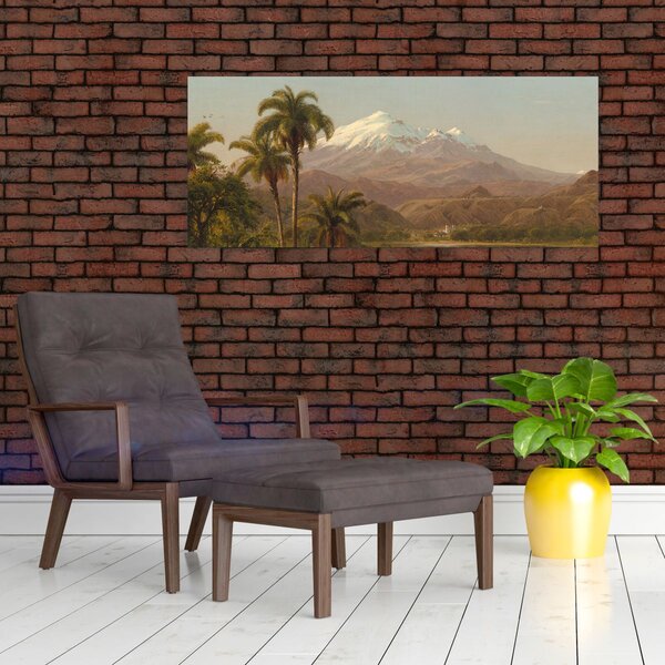 Obraz - Frederic Edwin Church, Tamaca Palms, reprodukcia (120x50 cm)