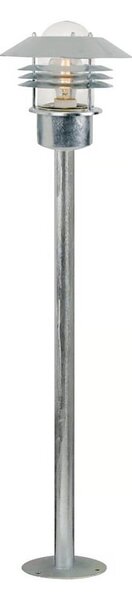 Nordlux - vonkajšie svietidlo VEJERS 1xE27/60W/230V IP54 strieborné 92 cm