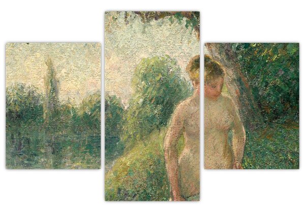 Obraz - Camille Pissarro, The Bather, reprodukcia (90x60 cm)