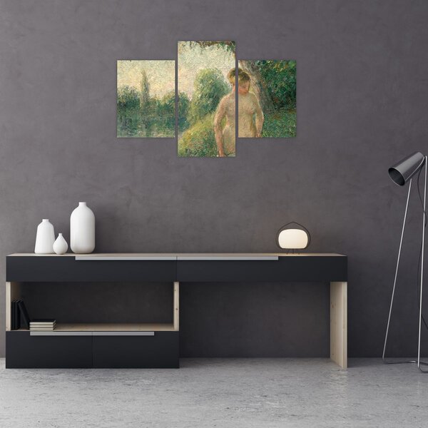 Obraz - Camille Pissarro, The Bather, reprodukcia (90x60 cm)