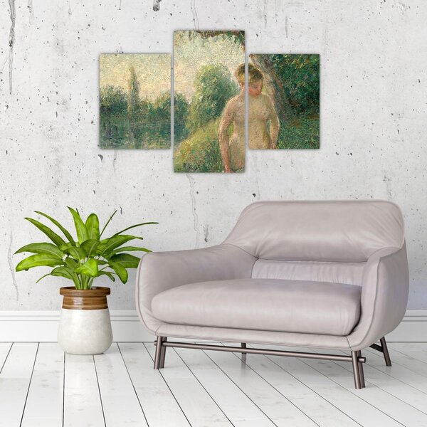 Obraz - Camille Pissarro, The Bather, reprodukcia (90x60 cm)