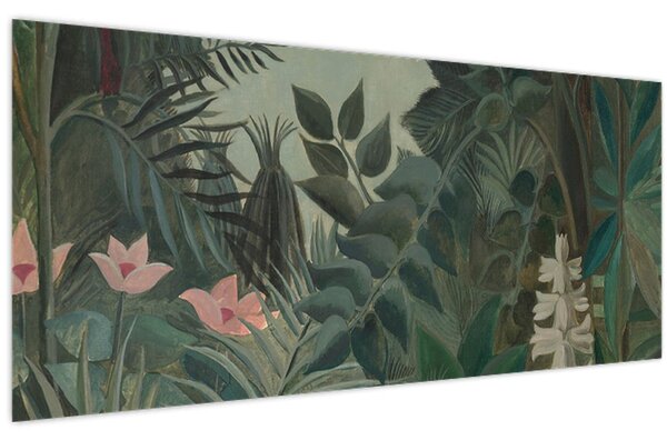 Obraz - Henri Rousseau, The Equatorial Jungle, reprodukcia (120x50 cm)