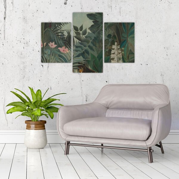 Obraz - Henri Rousseau, The Equatorial Jungle, reprodukcia (90x60 cm)
