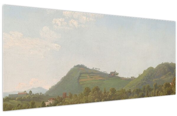 Obraz - Simon Denis, View Near Naples, reprodukcia (120x50 cm)