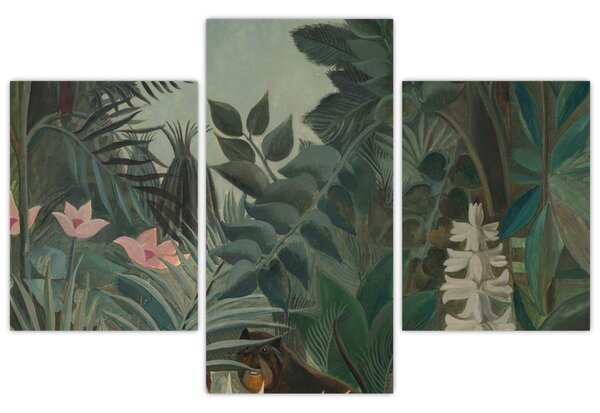 Obraz - Henri Rousseau, The Equatorial Jungle, reprodukcia (90x60 cm)