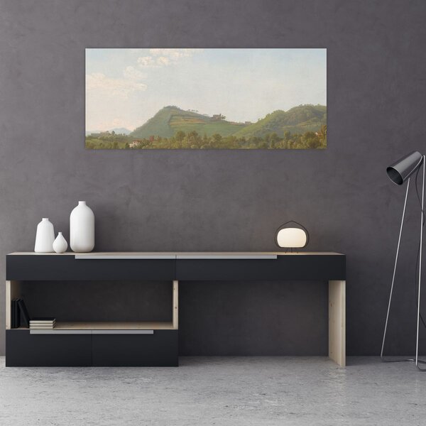 Obraz - Simon Denis, View Near Naples, reprodukcia (120x50 cm)