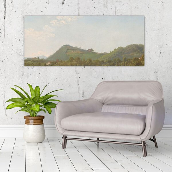 Obraz - Simon Denis, View Near Naples, reprodukcia (120x50 cm)
