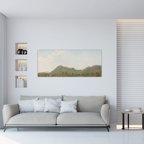 Obraz - Simon Denis, View Near Naples, reprodukcia (120x50 cm)