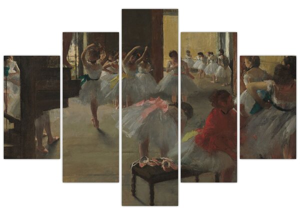 Obraz - Edgar Degas, The Dance Class, reprodukcia (150x105 cm)