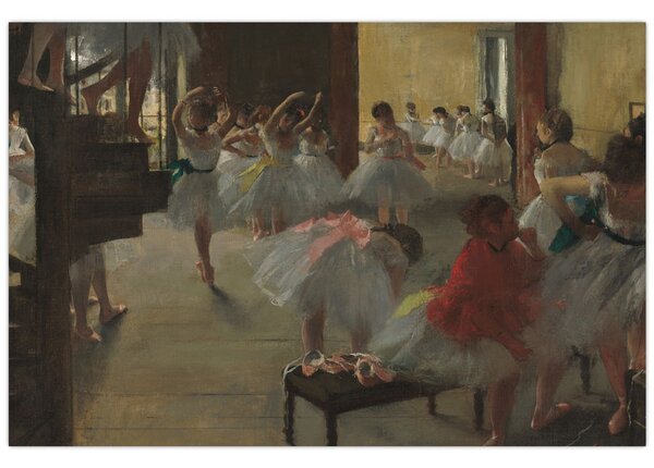Obraz - Edgar Degas, The Dance Class, reprodukcia (90x60 cm)
