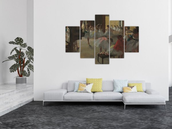 Obraz - Edgar Degas, The Dance Class, reprodukcia (150x105 cm)
