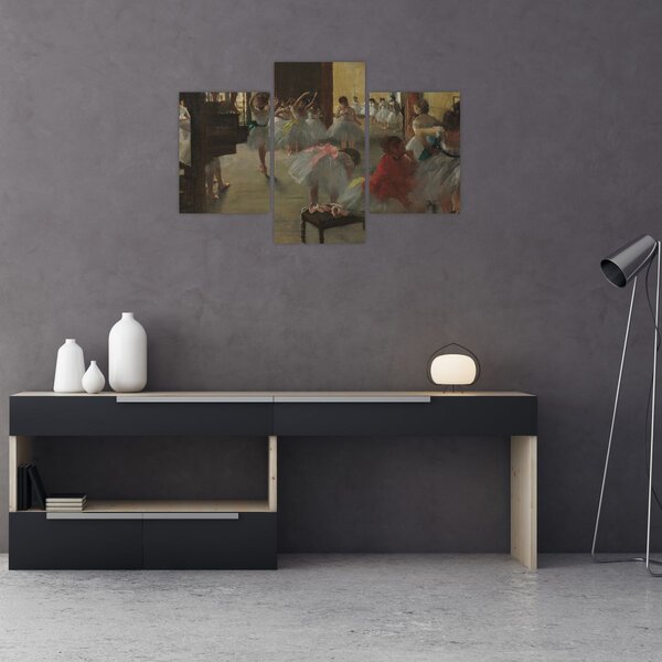 Obraz - Edgar Degas, The Dance Class, reprodukcia (90x60 cm)