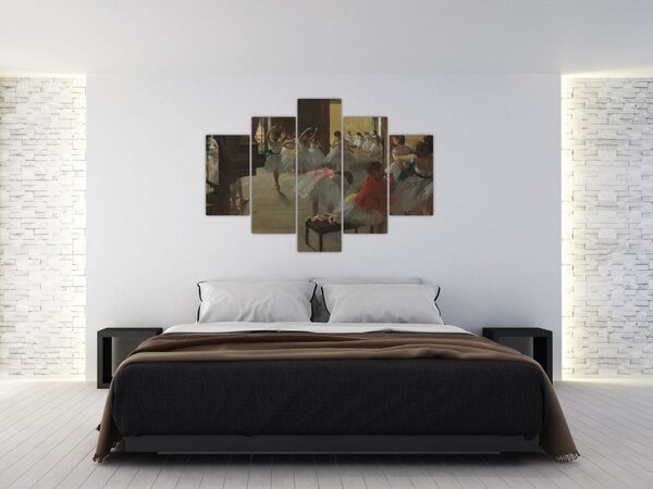 Obraz - Edgar Degas, The Dance Class, reprodukcia (150x105 cm)