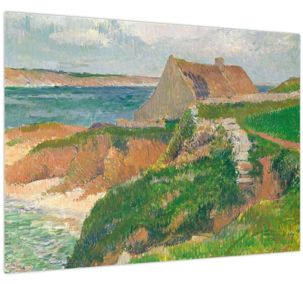 Obraz - Henri Moret, The Island of Raguenez, Brittany, reprodukcia (70x50 cm)