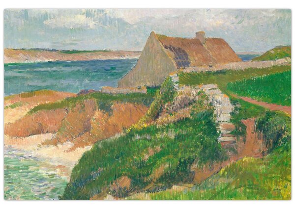 Obraz - Henri Moret, The Island of Raguenez, Brittany, reprodukcia (90x60 cm)