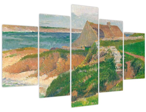 Obraz - Henri Moret, The Island of Raguenez, Brittany, reprodukcia (150x105 cm)