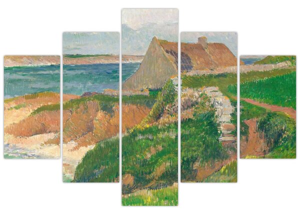 Obraz - Henri Moret, The Island of Raguenez, Brittany, reprodukcia (150x105 cm)