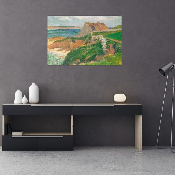 Obraz - Henri Moret, The Island of Raguenez, Brittany, reprodukcia (90x60 cm)
