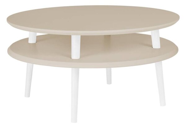 RAGABA Ufo konferenčný stôl nízky FARBA: hnedobéžová/biela