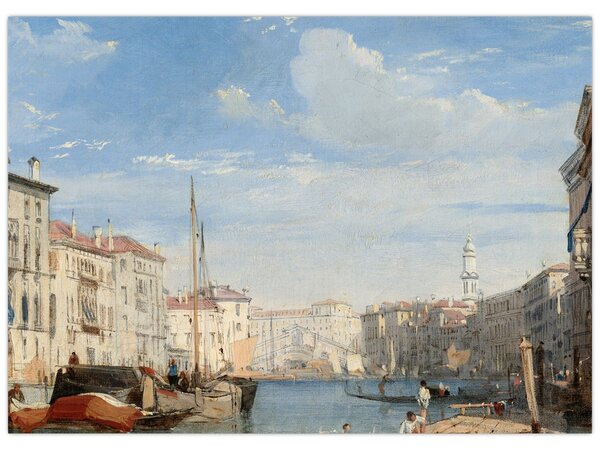 Obraz - Richard Parkes Bonington, The Grand Canal, reprodukcia (70x50 cm)