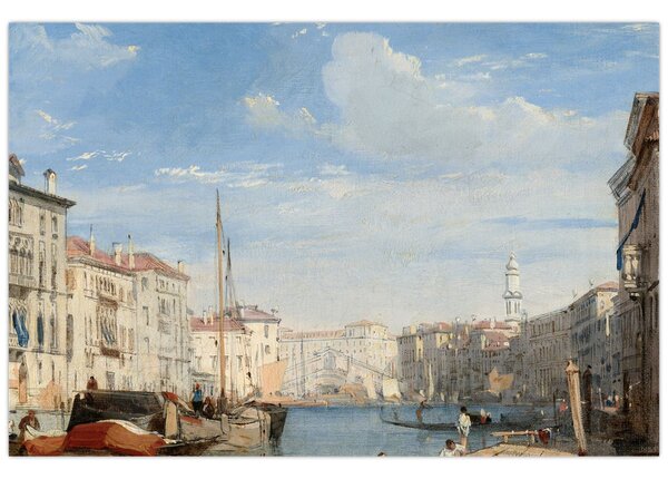 Obraz - Richard Parkes Bonington, The Grand Canal, reprodukcia (90x60 cm)