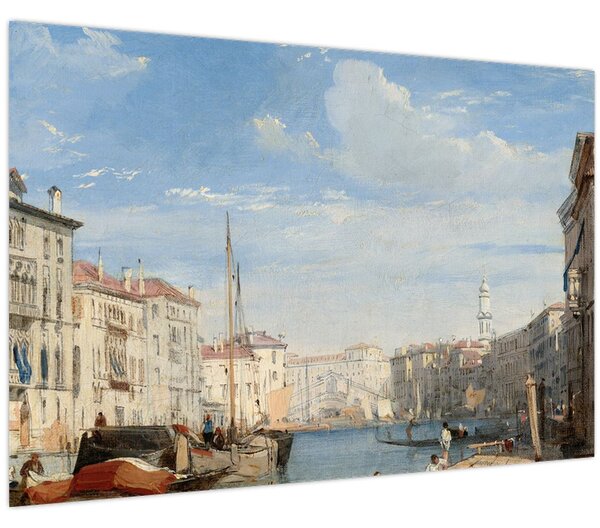 Obraz - Richard Parkes Bonington, The Grand Canal, reprodukcia (90x60 cm)