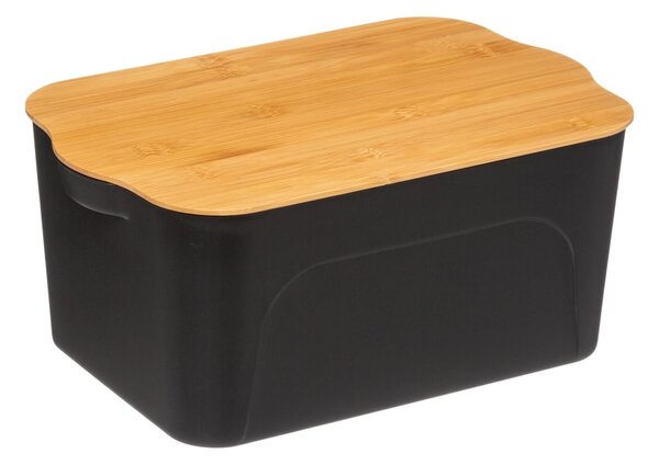 Úložný box Black, 21,5x14x32,5 cm, čierna